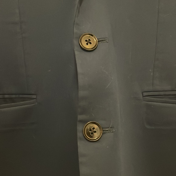 Express Men’s Skinny Fit Innovator Suit Jacket Navy Blue Size 38 R - Picture 2 of 9